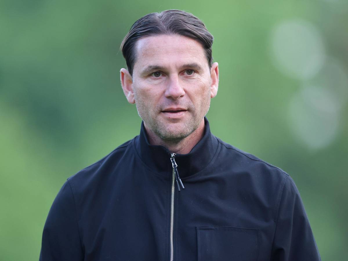 Gerardo Seoane bei einem Testspiel von Borussia Mönchengladbach gegen den FC Eintracht Rheine.