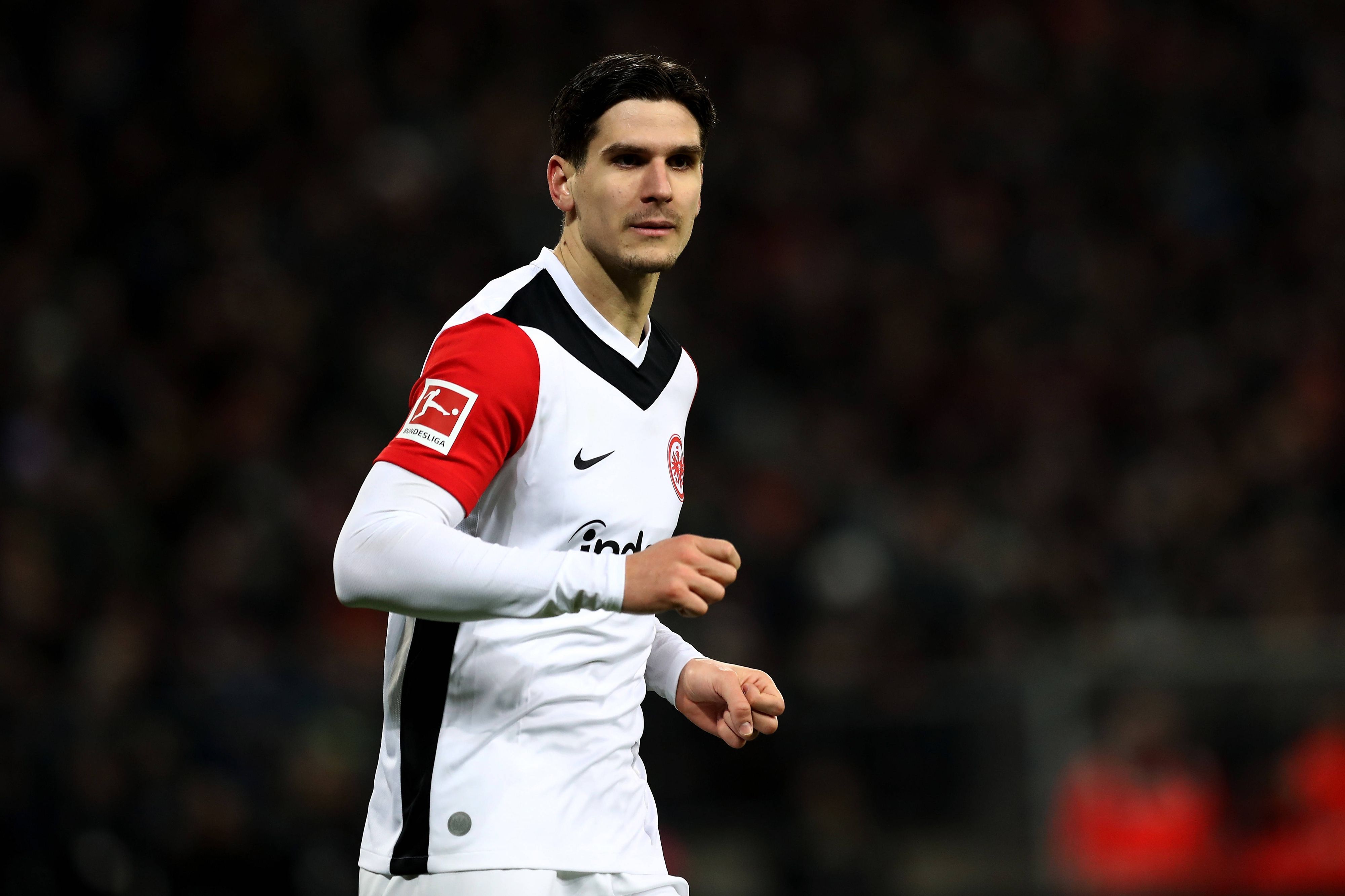 Igor Matanovic bei einem Spiel von Eintracht Frankfurt.