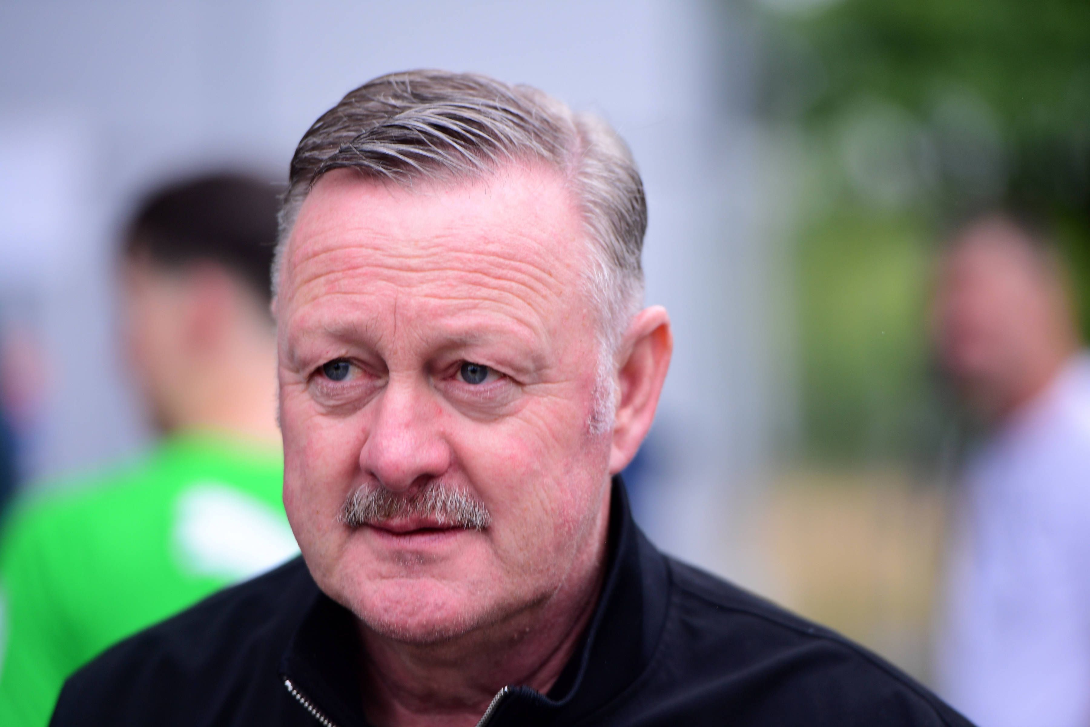 Roland Virkus beim Trainingsauftakt von Borussia Mönchengladbach.