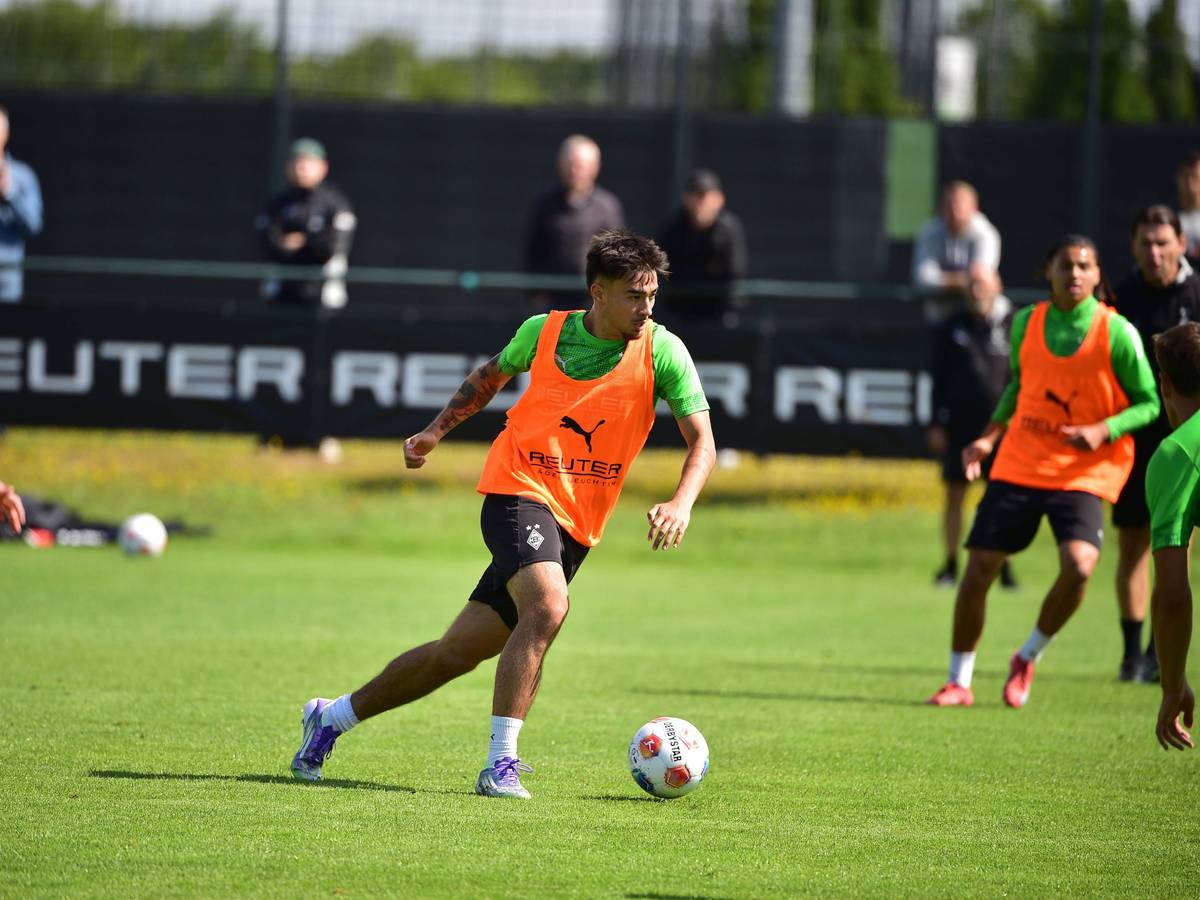 Jens Castrop im Training von Borussia Mönchengladbach.