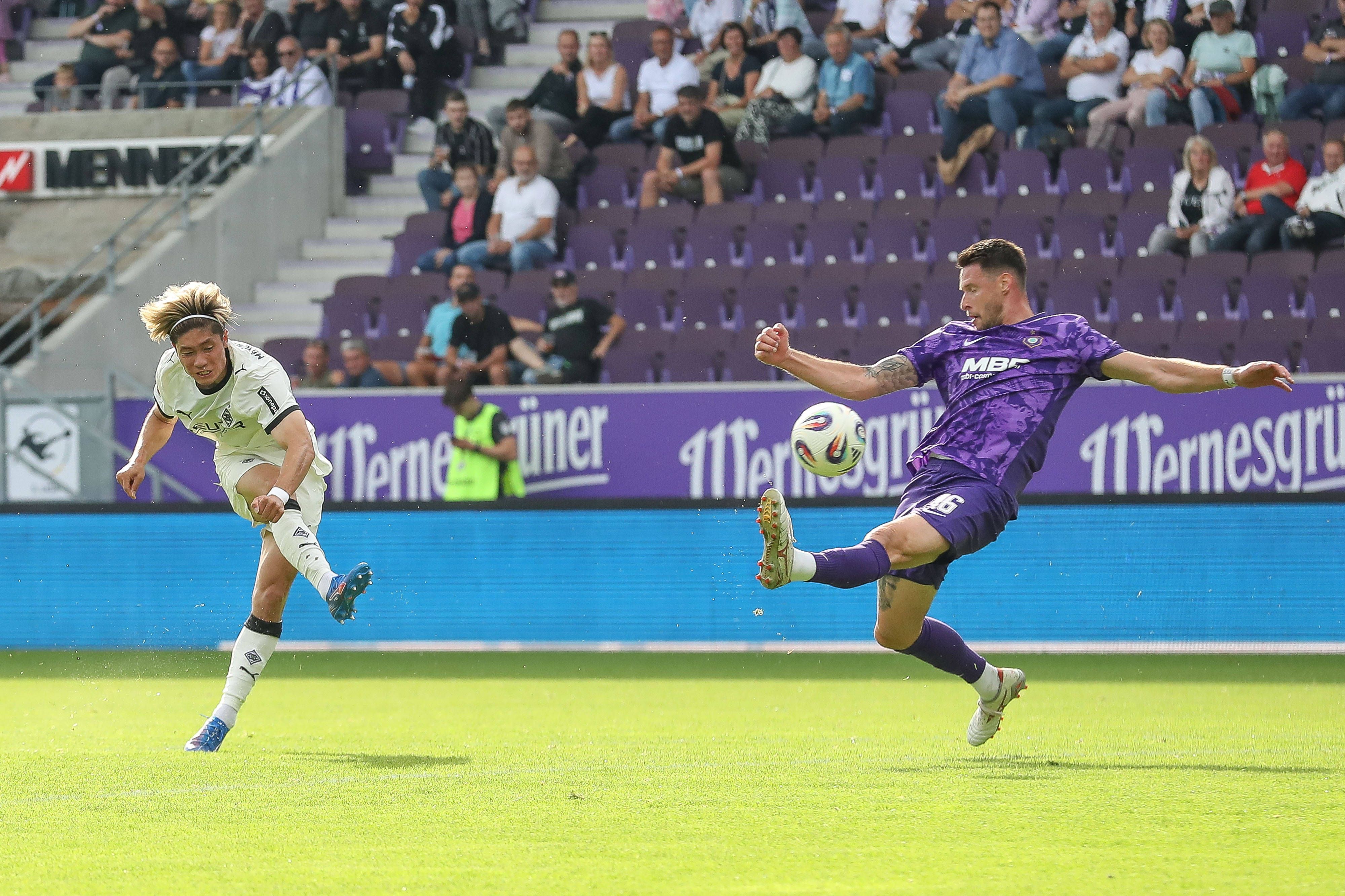 Shio Fukuda zieht zum 1:0 ab.