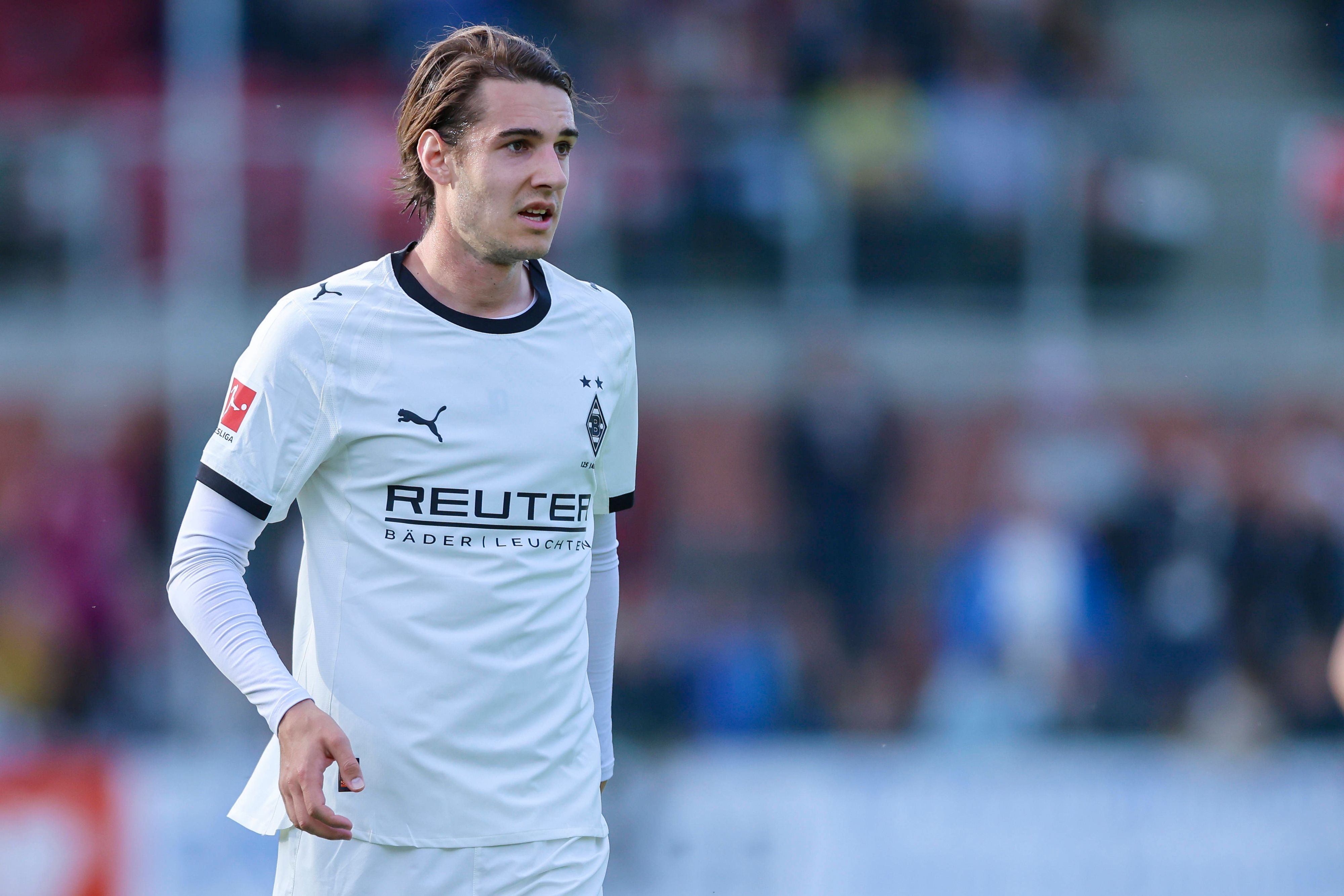 Florian Neuhaus bei einem Testspiel von Borussia Mönchengladbach.