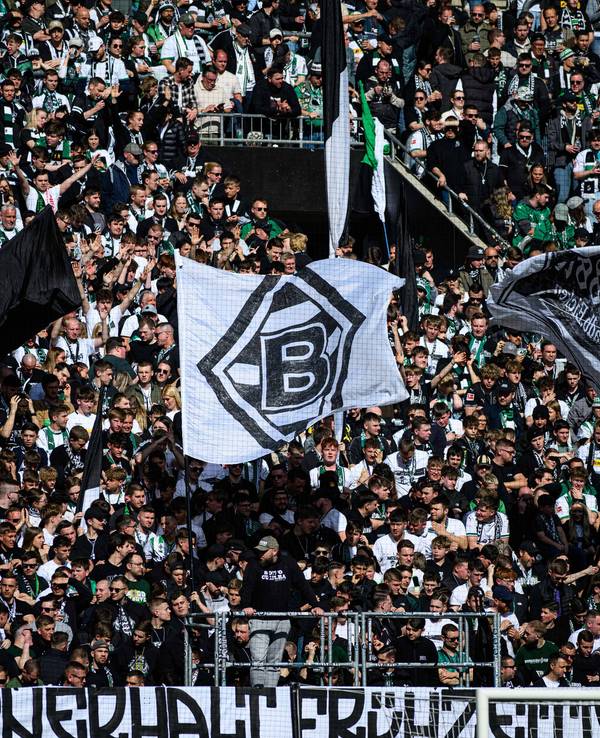 Fankurve Borussia Mönchengladbach.