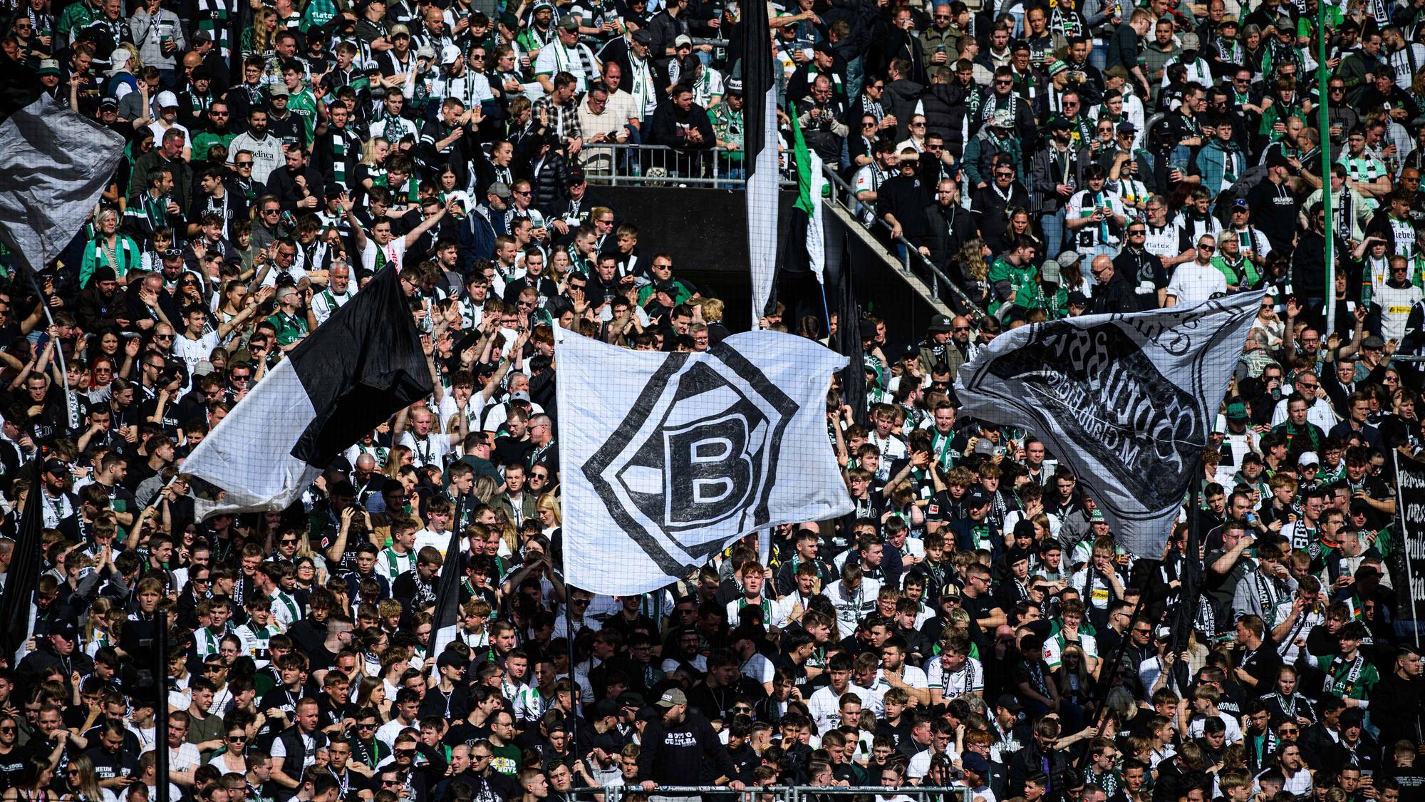 Fankurve Borussia Mönchengladbach.