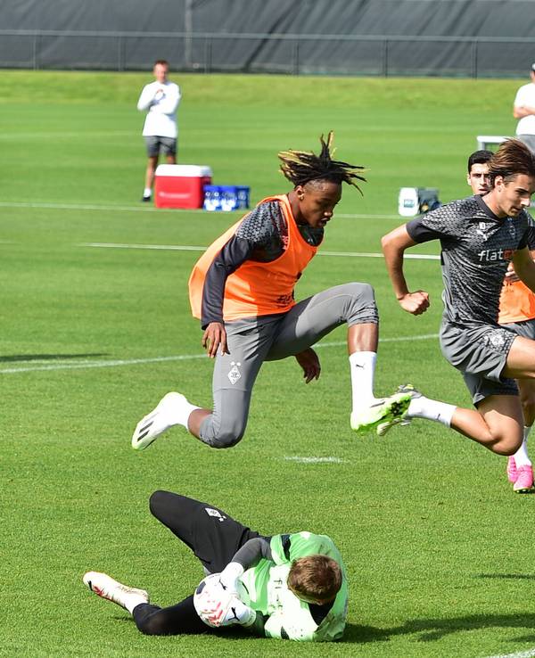 Borussia Mönchengladbach beim Training.