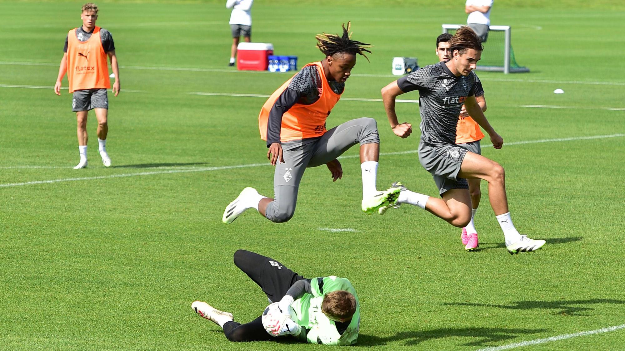 Borussia Mönchengladbach beim Training.