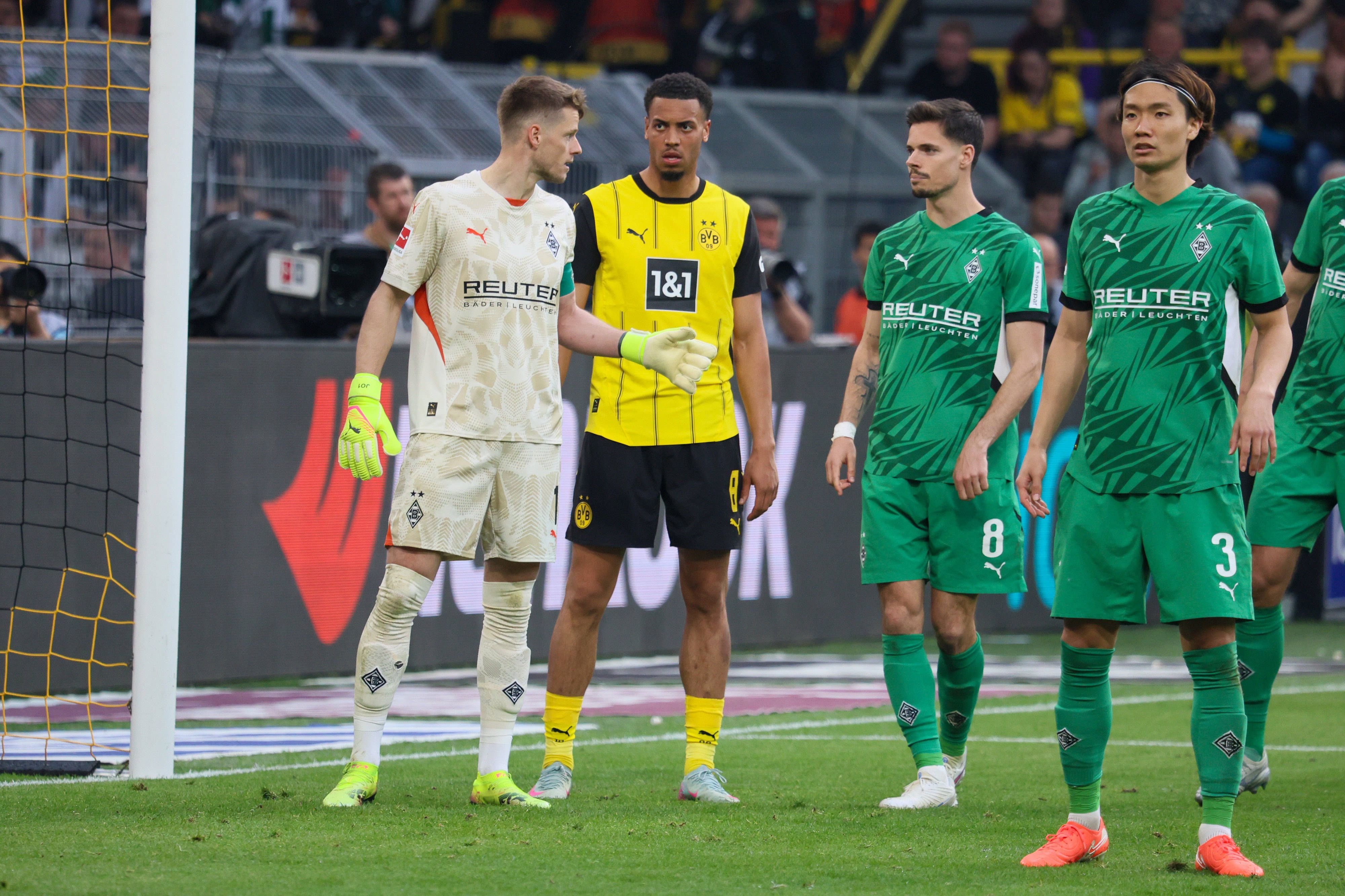 Jonas Omlin im Spiel bei Borussia Dortmund.