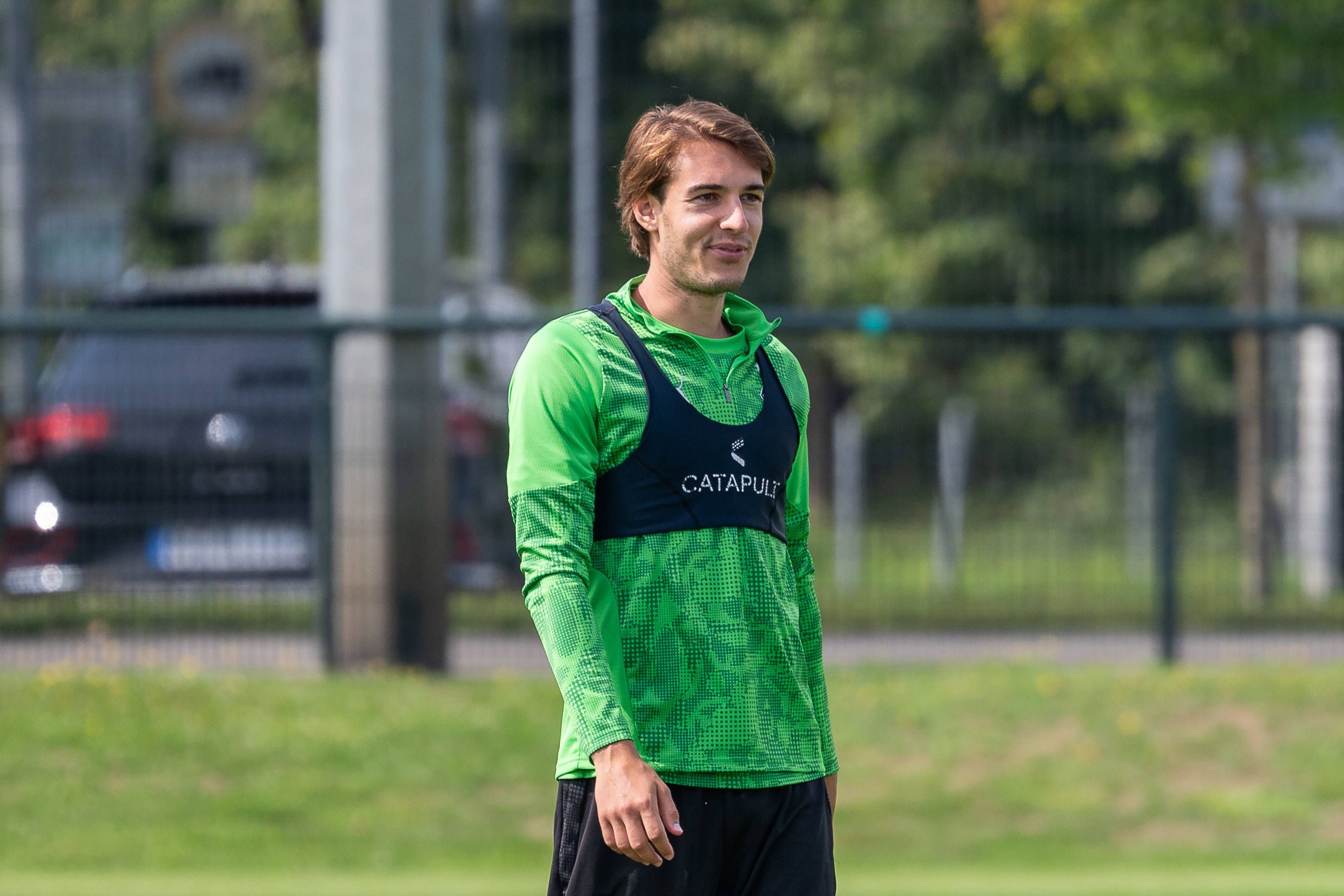 Florian Neuhaus beim Training mit der U23 von Borussia Mönchengladbach.