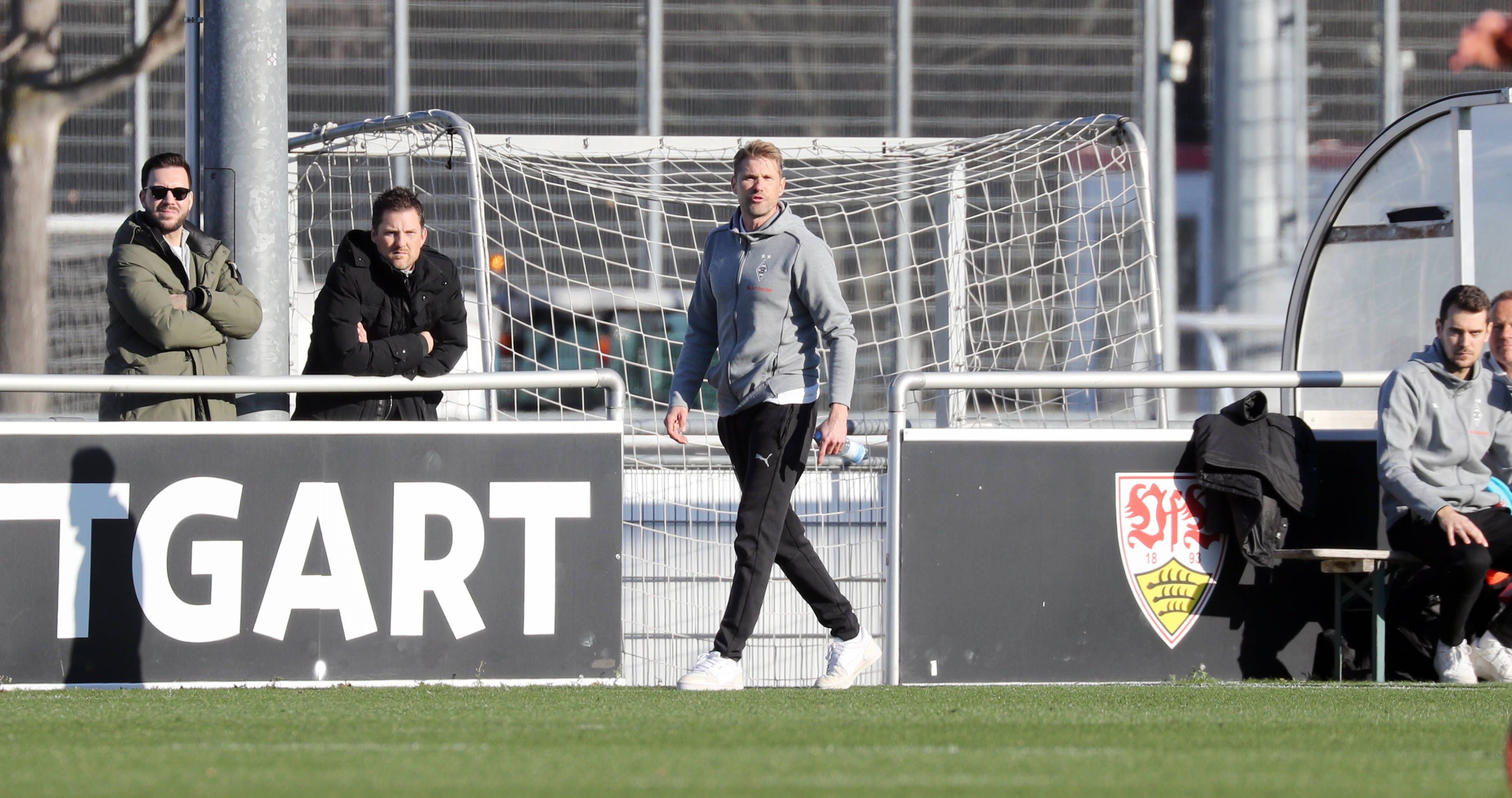 Oliver Kirch an der Seitenlinie.