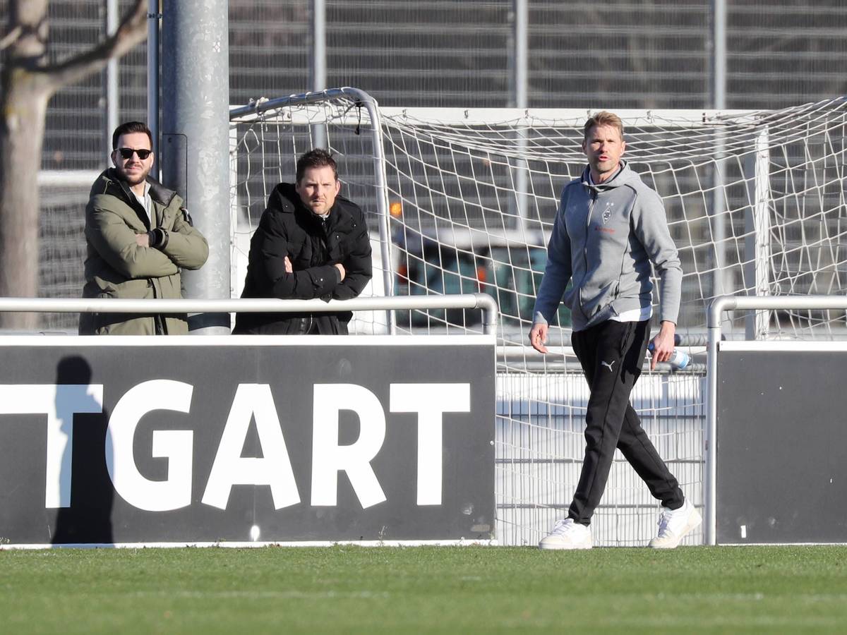 Oliver Kirch an der Seitenlinie.