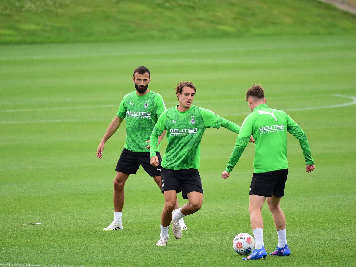 Florian Neuhaus im Borussia-Training.