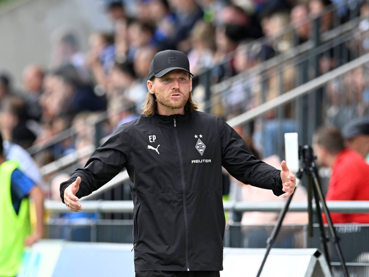 Eugen Polanski beim Spiel der U23 von Borussia Mönchengladbach gegen die SSVg Velbert.
