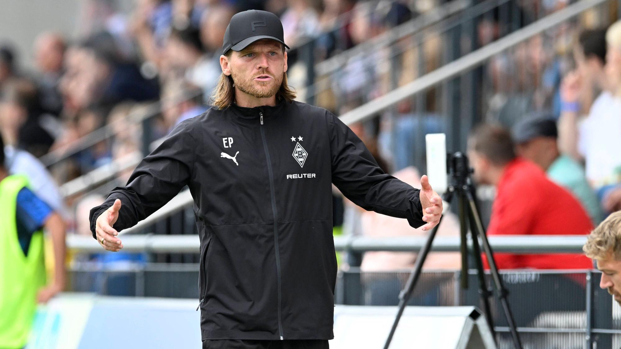 Eugen Polanski beim Spiel der U23 von Borussia Mönchengladbach gegen die SSVg Velbert.