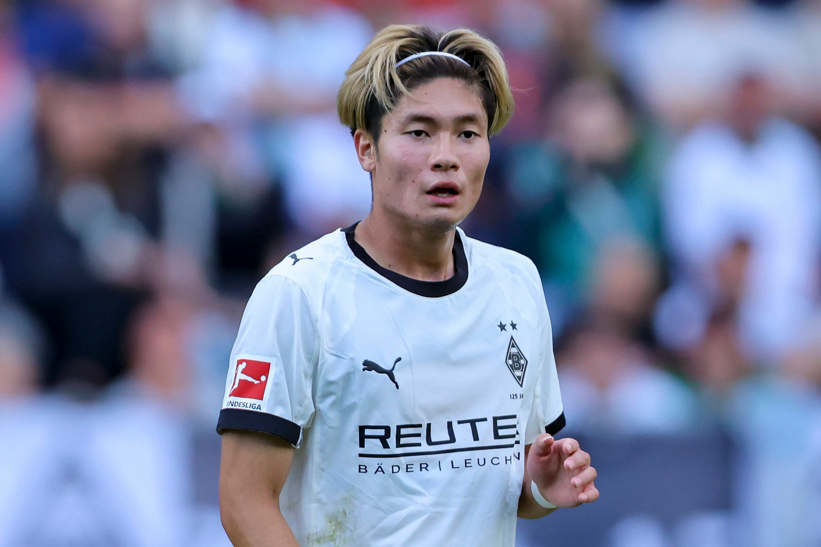 Shio Fukuda im Gladbach-Trikot.