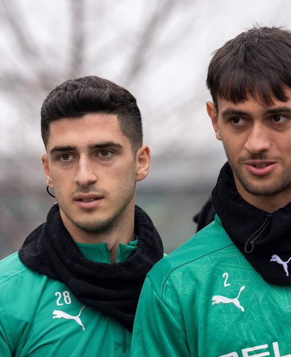 Grant-Leon Ranos und Fabio Chiarodia im Training.