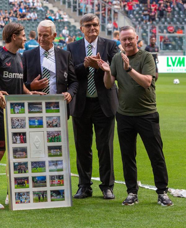Jonas Hofmann bei seiner offiziellen Verabschiebung im August 2023 in Gladbach.