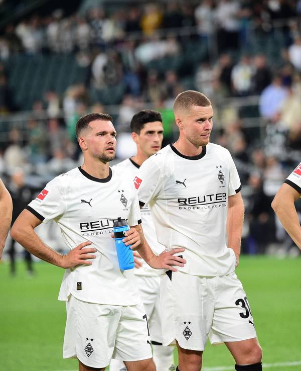 Die Gladbach-Profis sind frustriert.