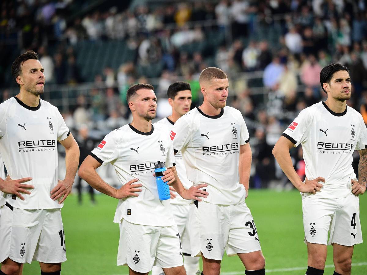Die Gladbach-Profis sind frustriert.