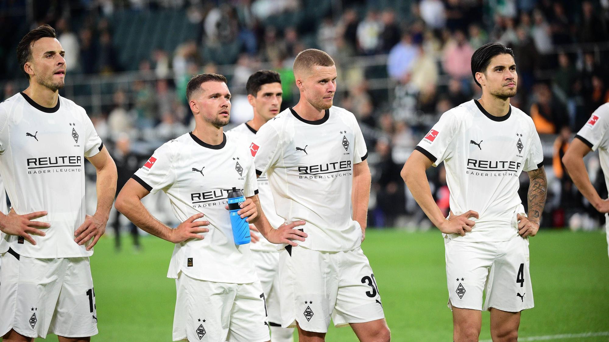 Die Gladbach-Profis sind frustriert.