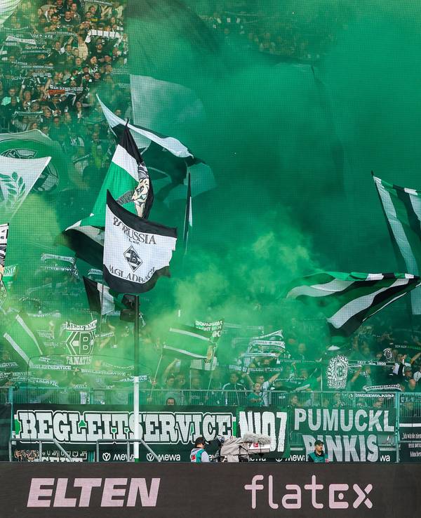 Die Nordkurve im Borussia-Park.
