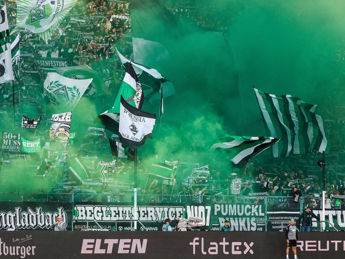 Die Nordkurve im Borussia-Park.