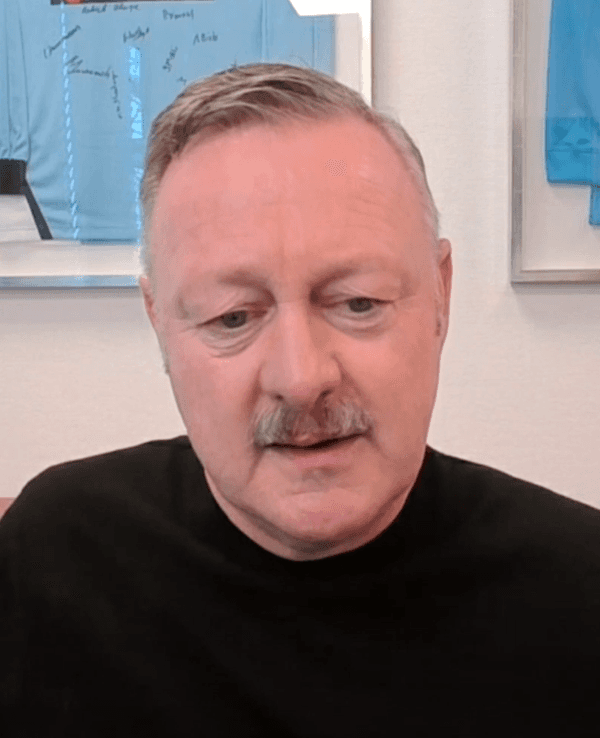 Roland Virkus in der Liveschalte im Sport1-Doppelpass.
