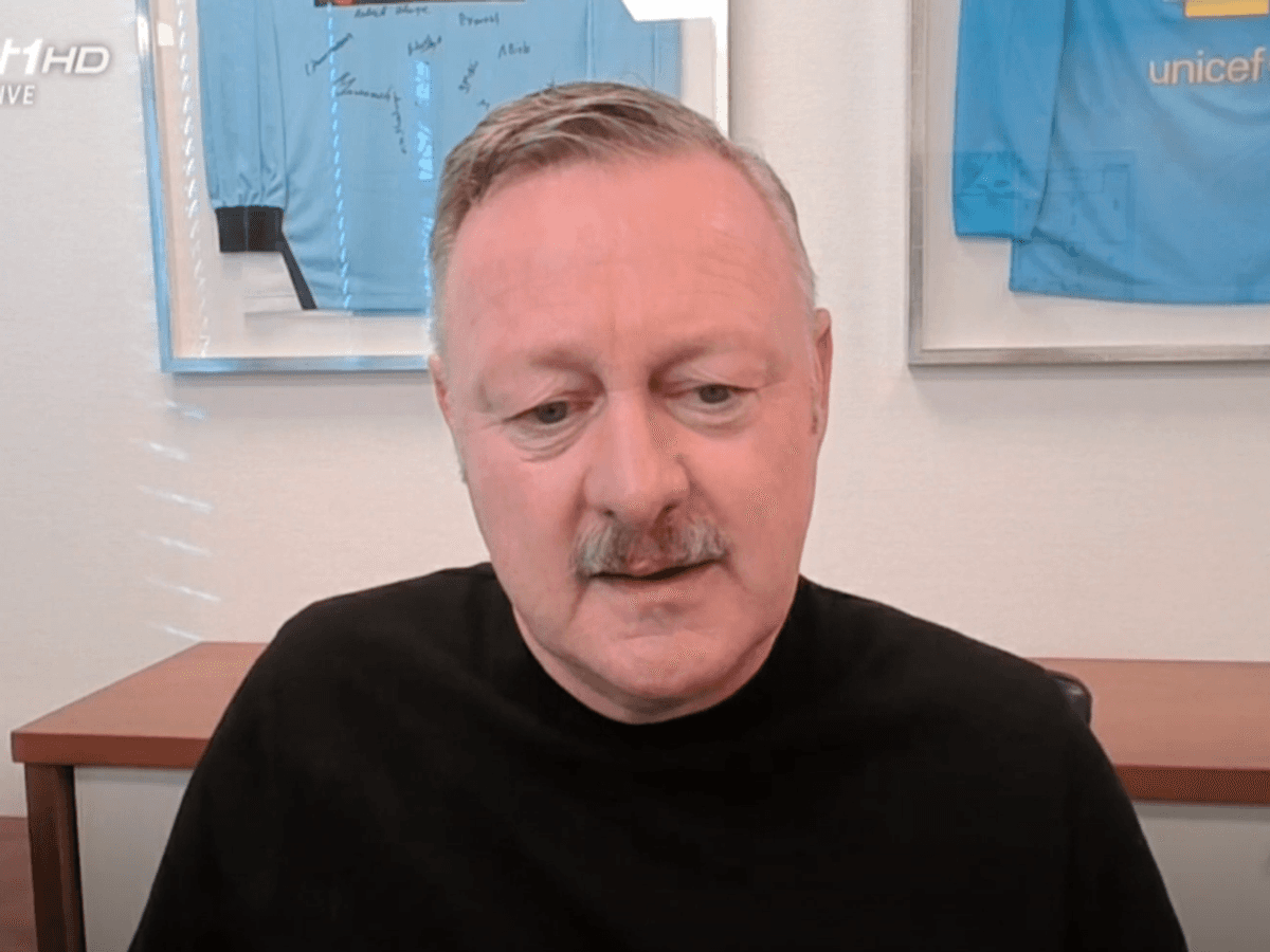 Roland Virkus in der Liveschalte im Sport1-Doppelpass.
