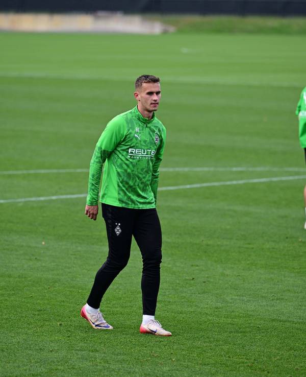 Jan Urbich im Profi-Training von Gladbach.
