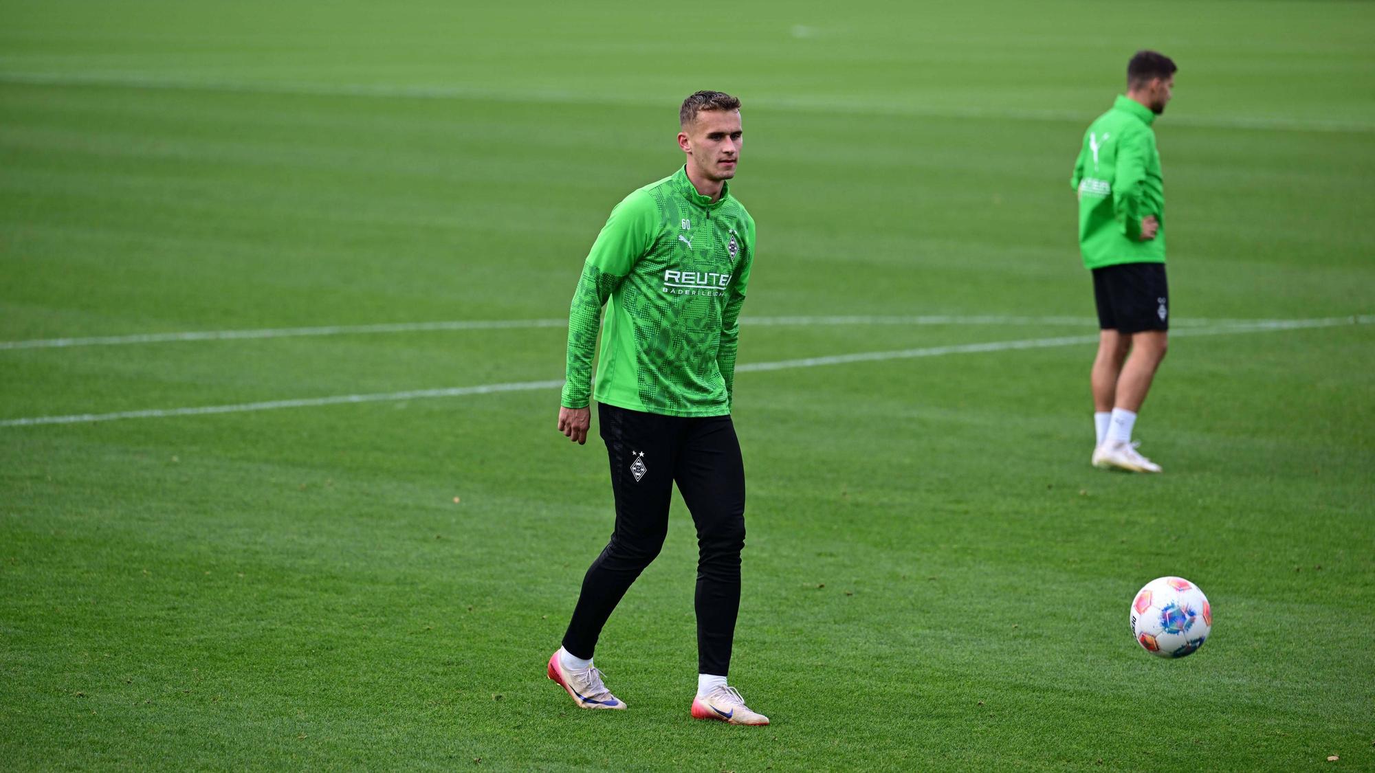 Jan Urbich im Profi-Training von Gladbach.