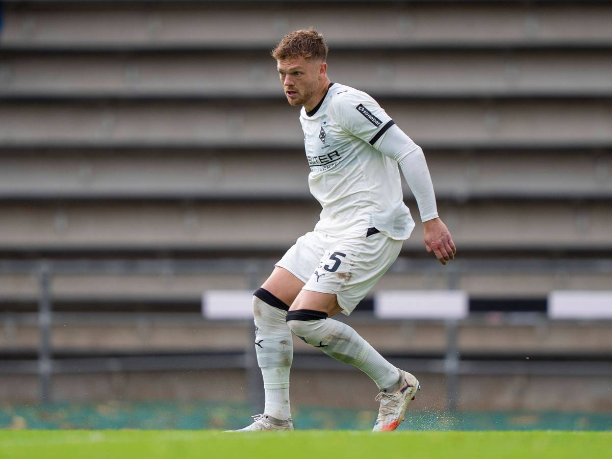 Lion Schweers im Gladbach-Trikot.