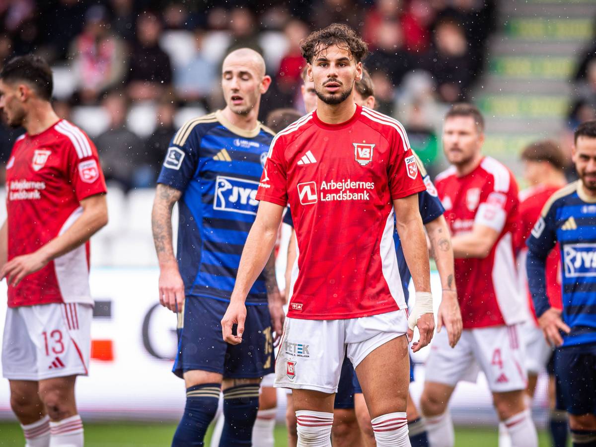 Amin Chiakha im Trikot von Velje BK.