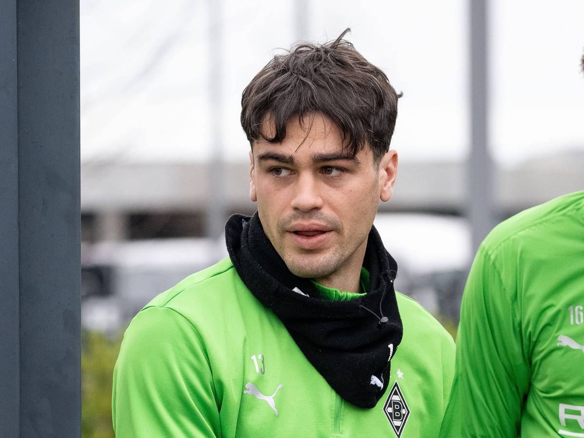 Gladbach-Profi Giovanni Reyna beim Training