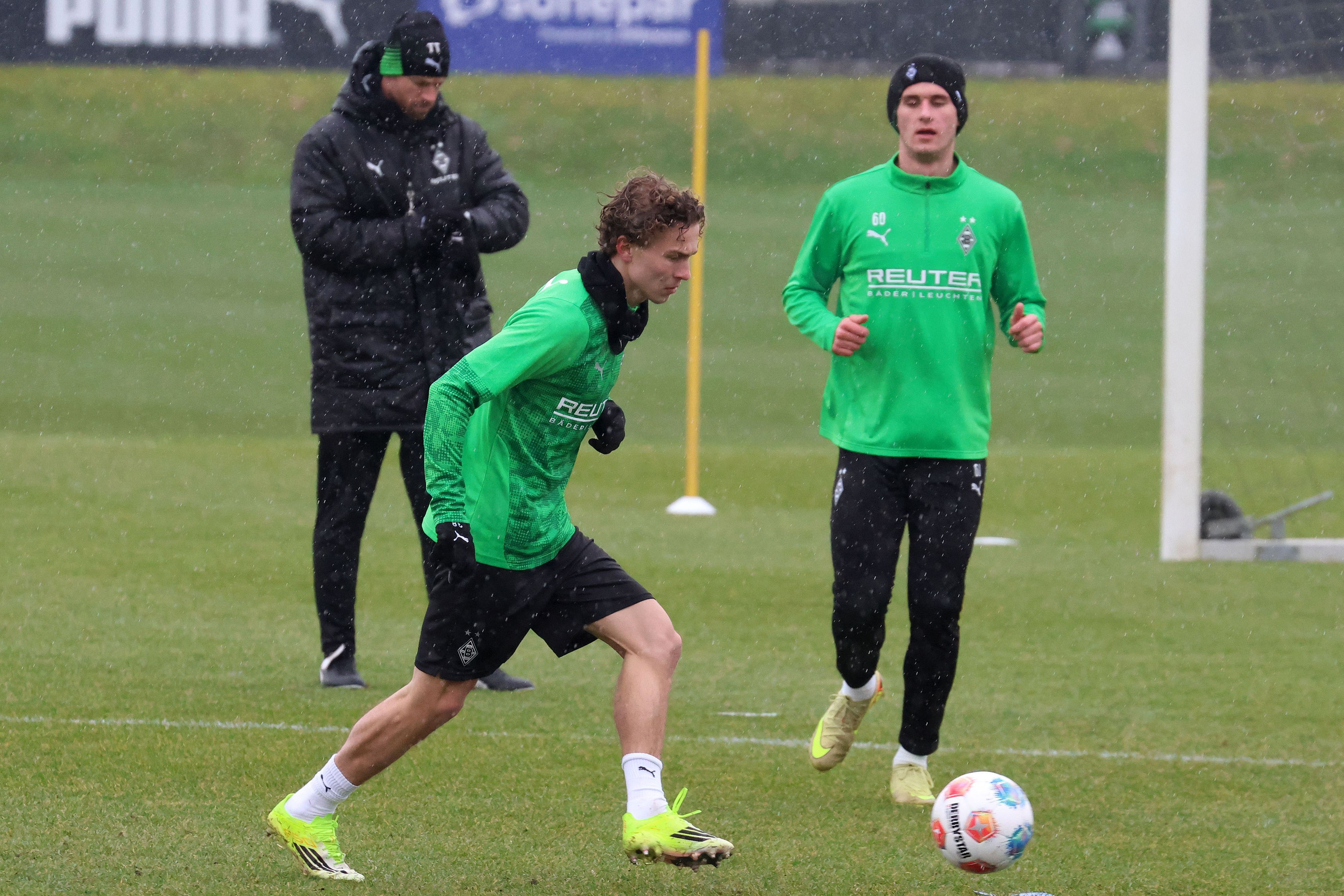 Hugo Bolin im Gladbach-Training.