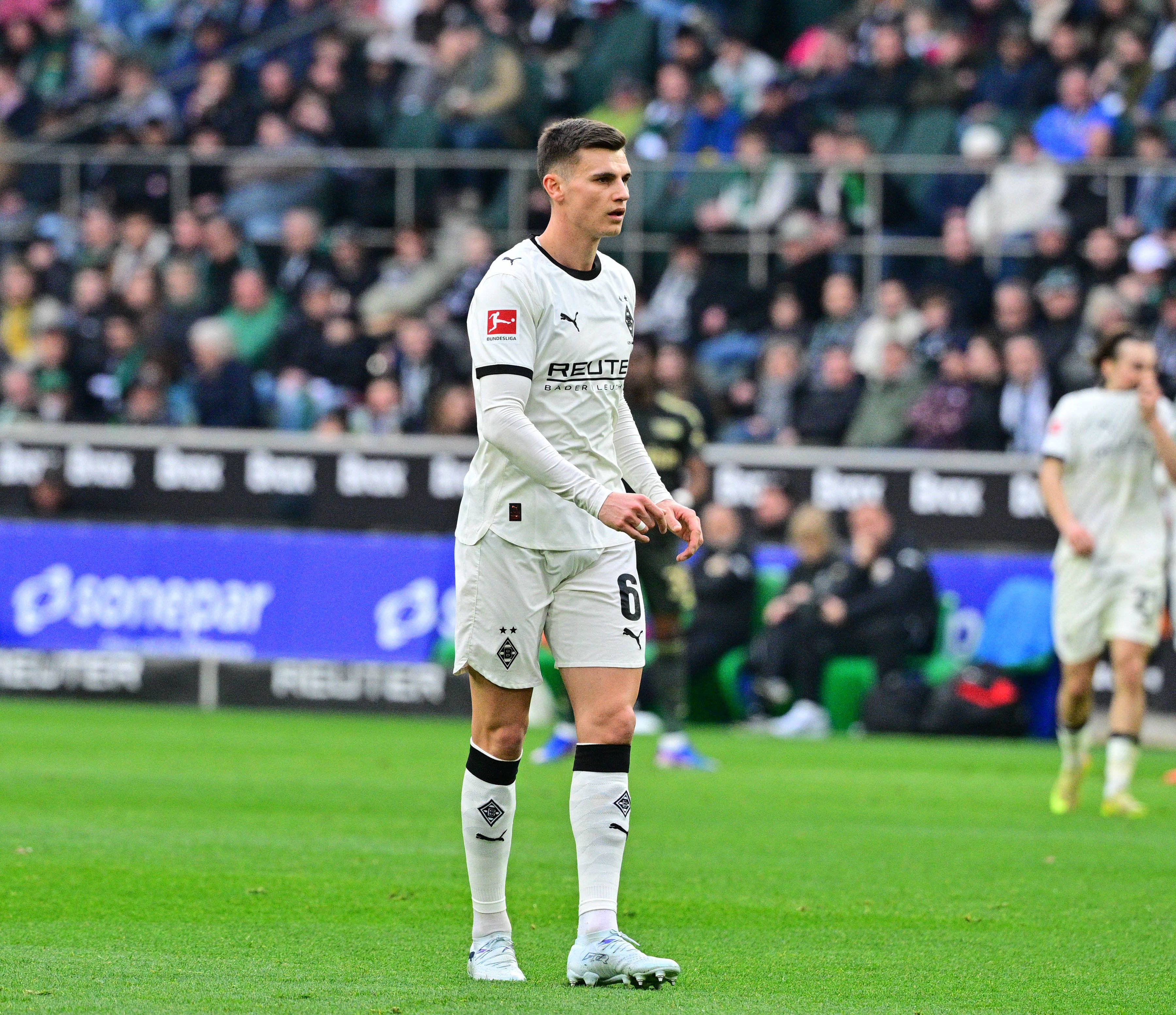 Yannik Engelhardt für Borussia Mönchengladbach im Einsatz