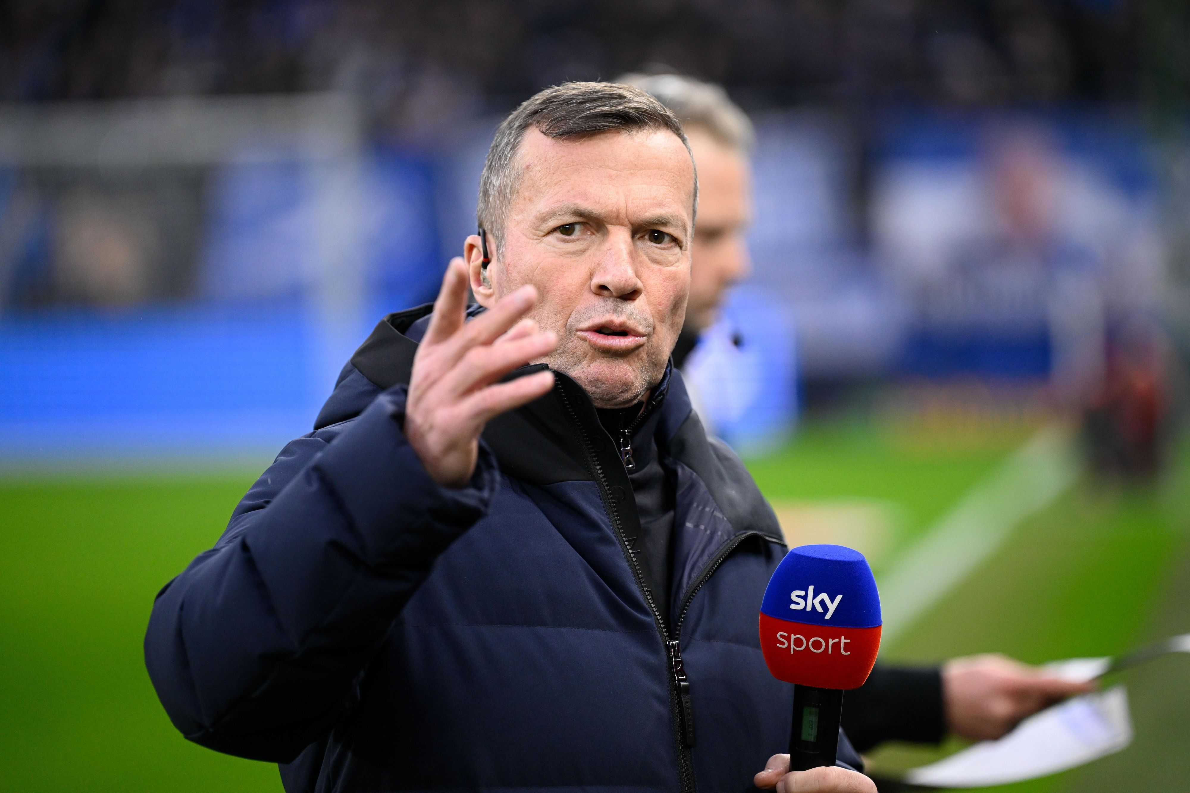 Lothar Matthäus als TV-Experte bei Sky.