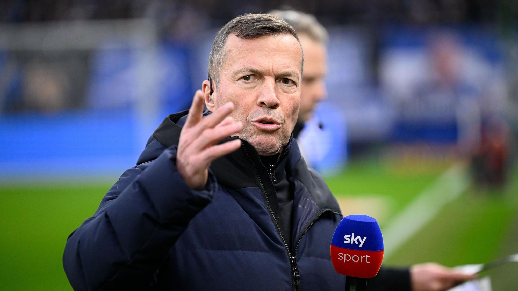 Lothar Matthäus als TV-Experte bei Sky.
