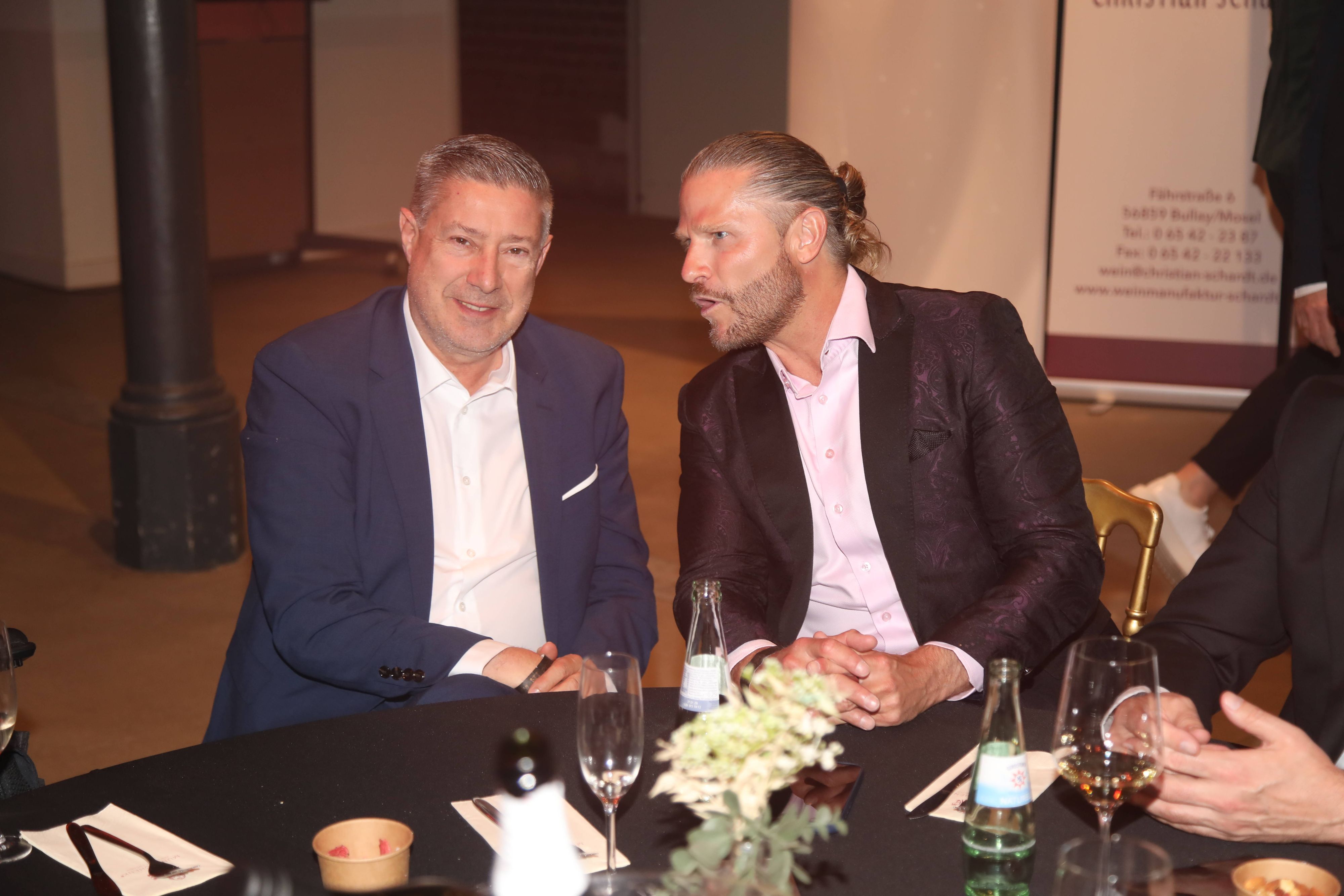 Joachim Llambi und Paul Janke bei der 1. Aachener Media Night.