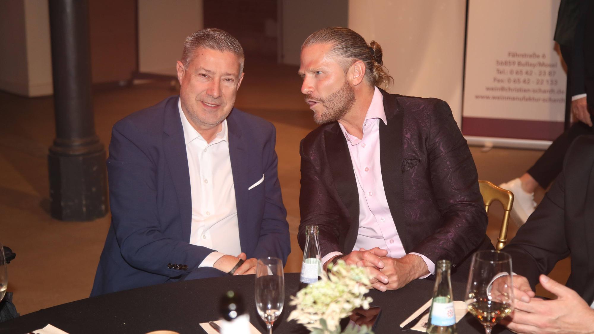 Joachim Llambi und Paul Janke bei der 1. Aachener Media Night.