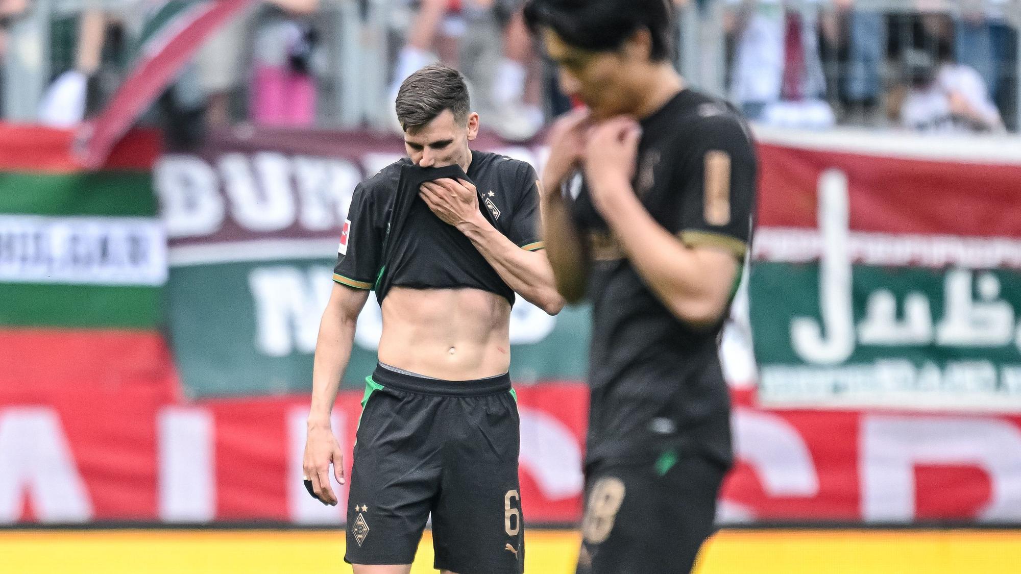 Die Spieler von Borussia Mönchengladbach hadern.
