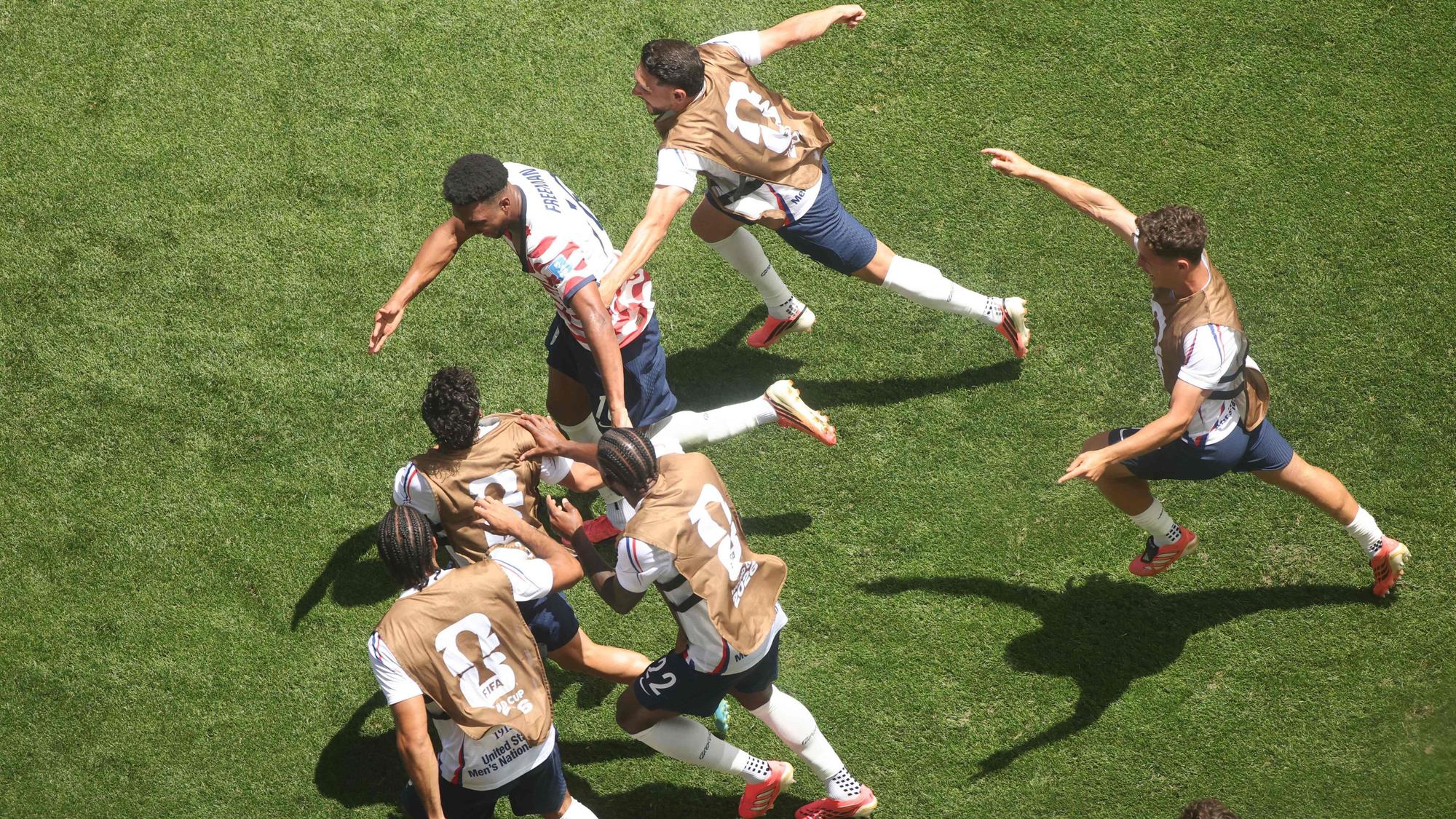 Torjubel bei den USA bei der WM 2026.