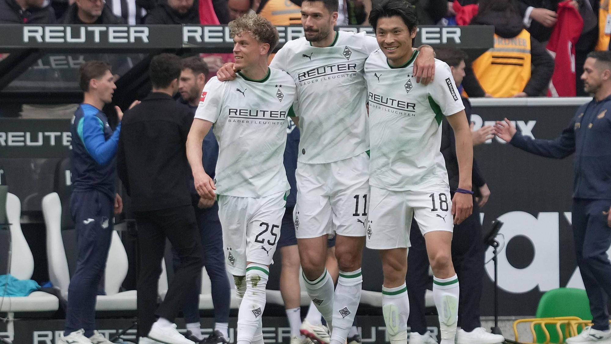 Robin Hack, Tim Kleindienst und Shuto Machino