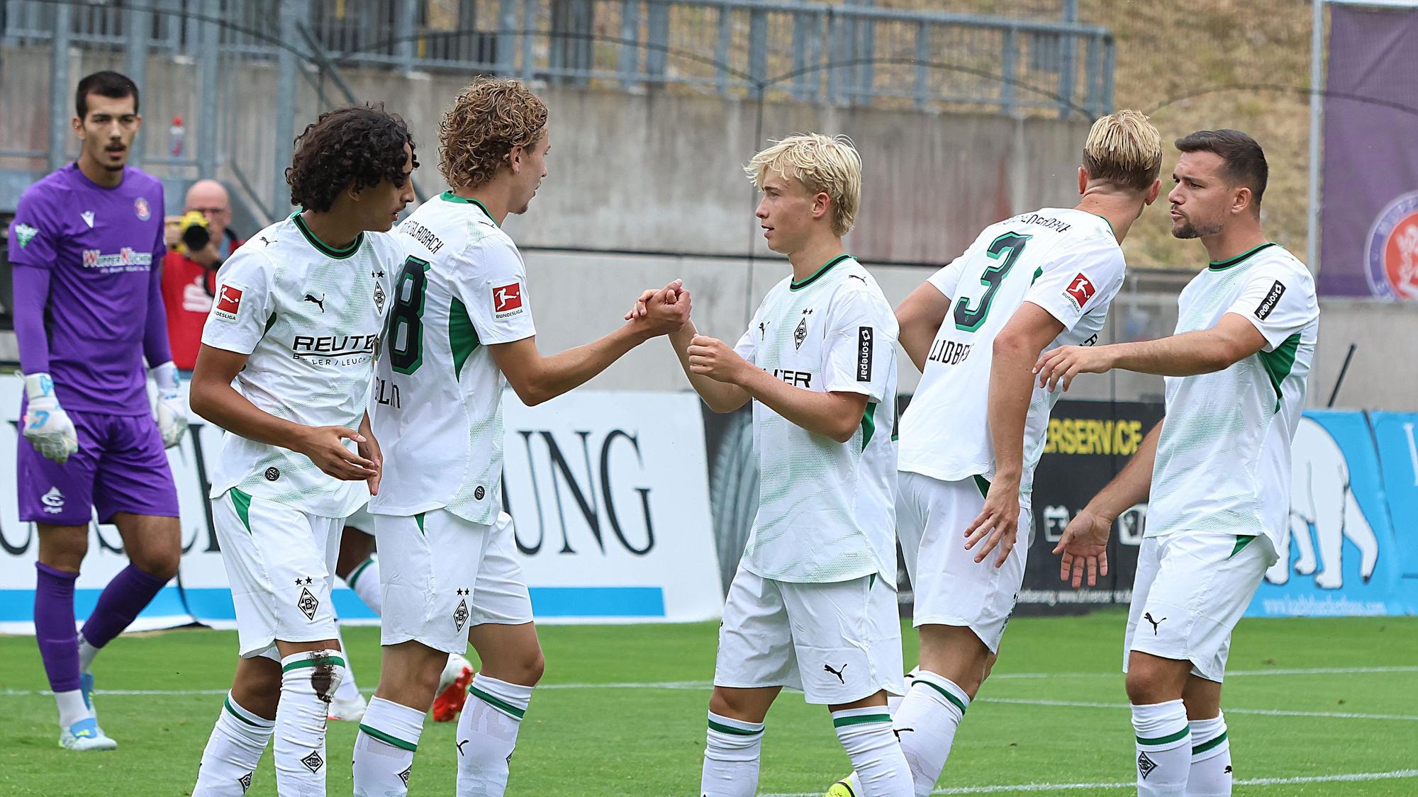 Torjubel bei Borussia Mönchengladbach.