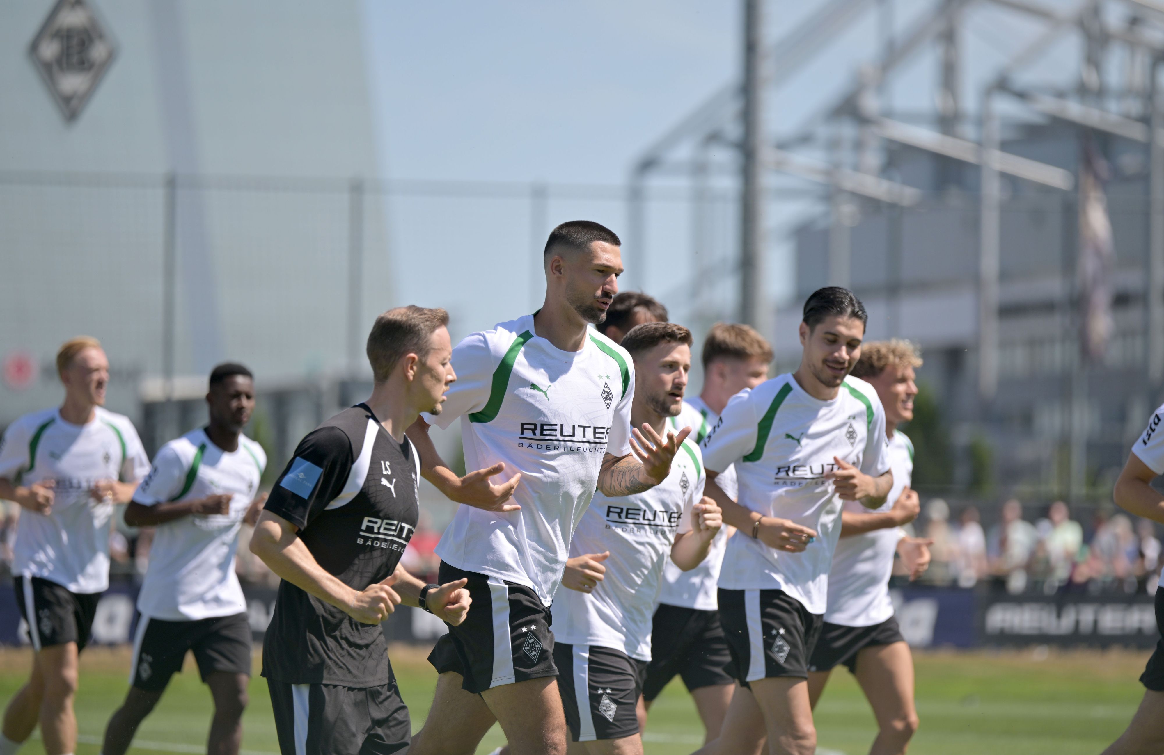 Tim Kleindienst beim Lauftraining