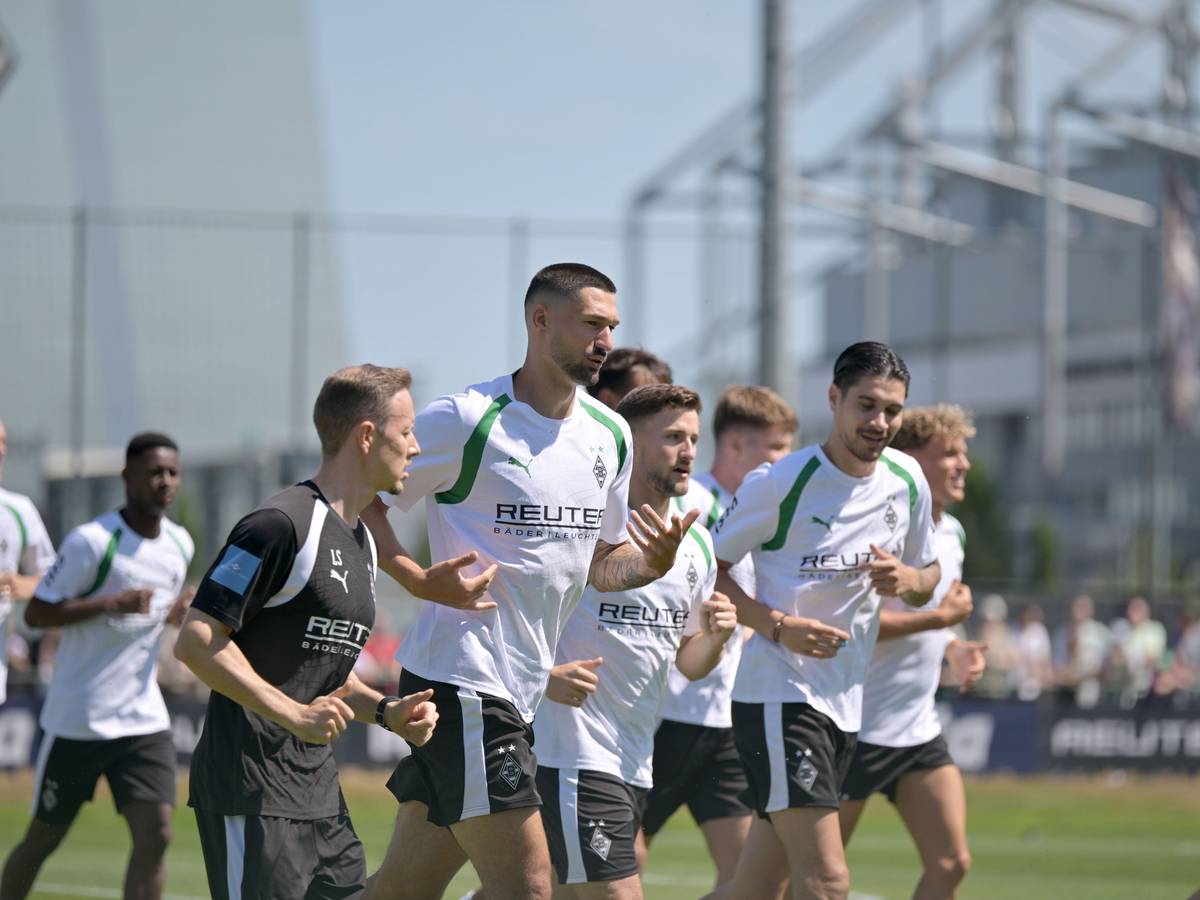 Tim Kleindienst beim Lauftraining