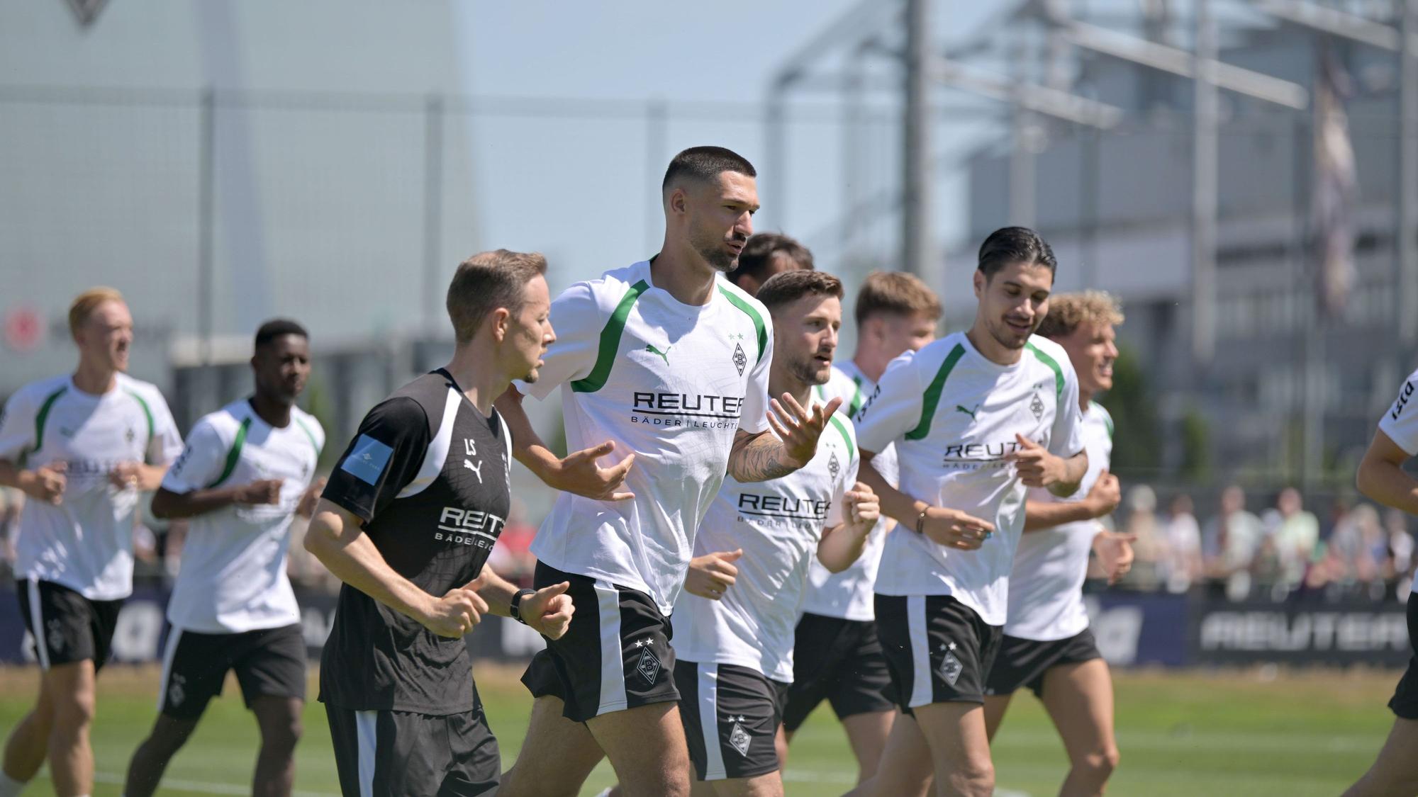 Tim Kleindienst beim Lauftraining
