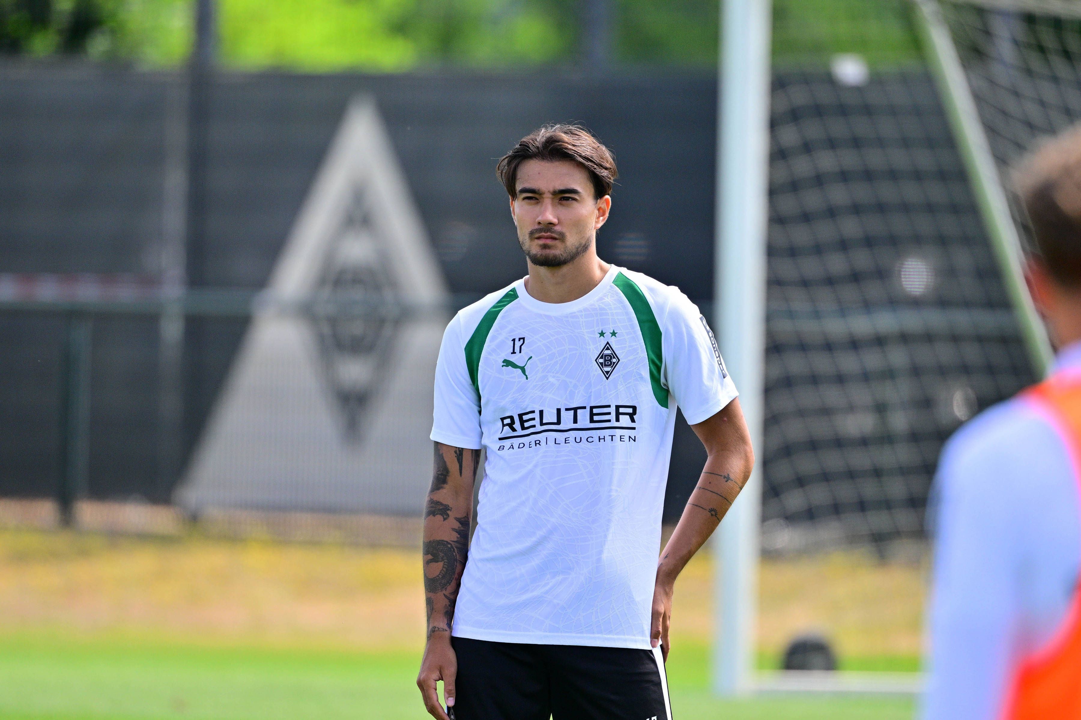 Jens Castrop beim Gladbach-Training.