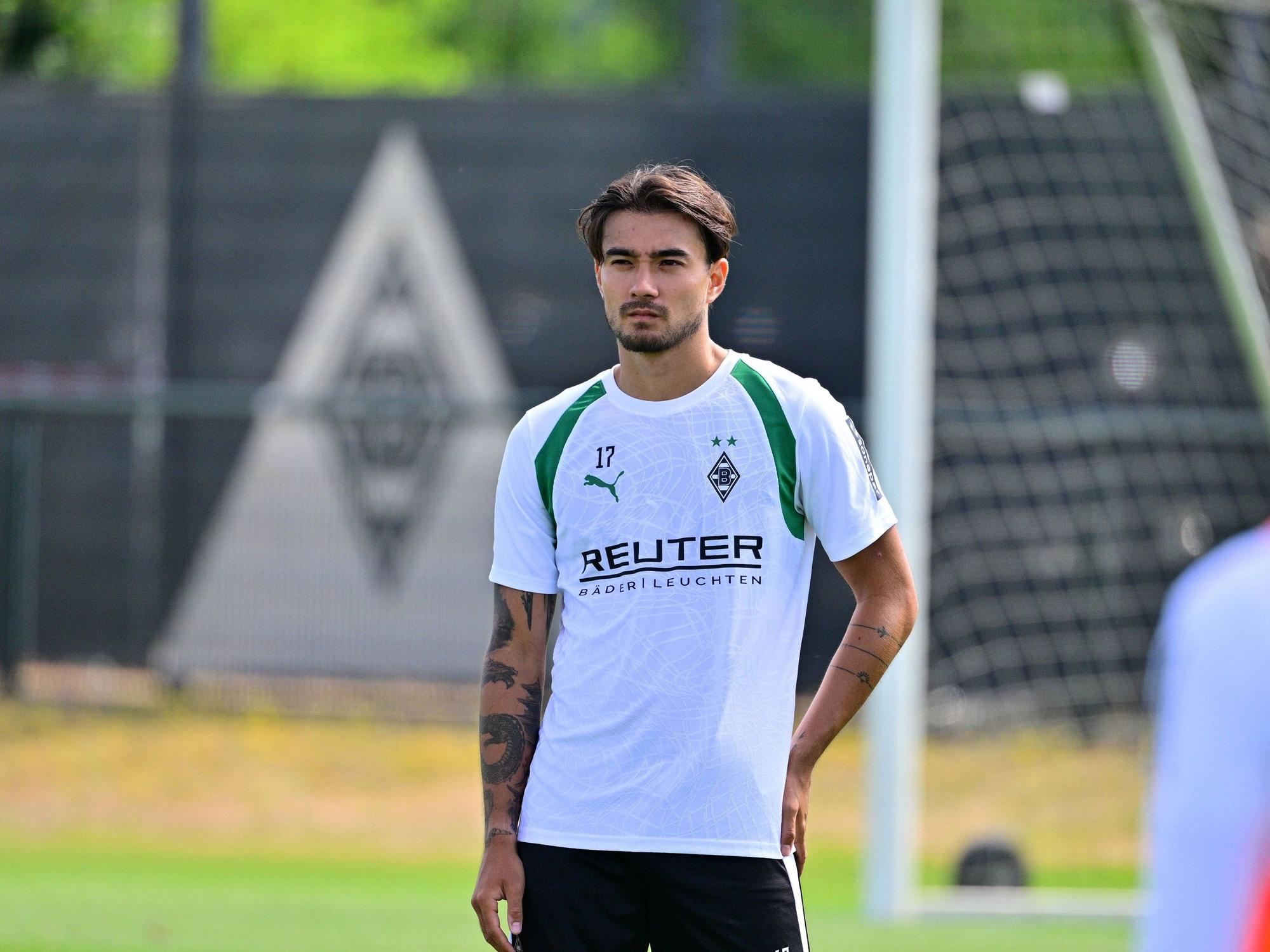 Jens Castrop beim Gladbach-Training.