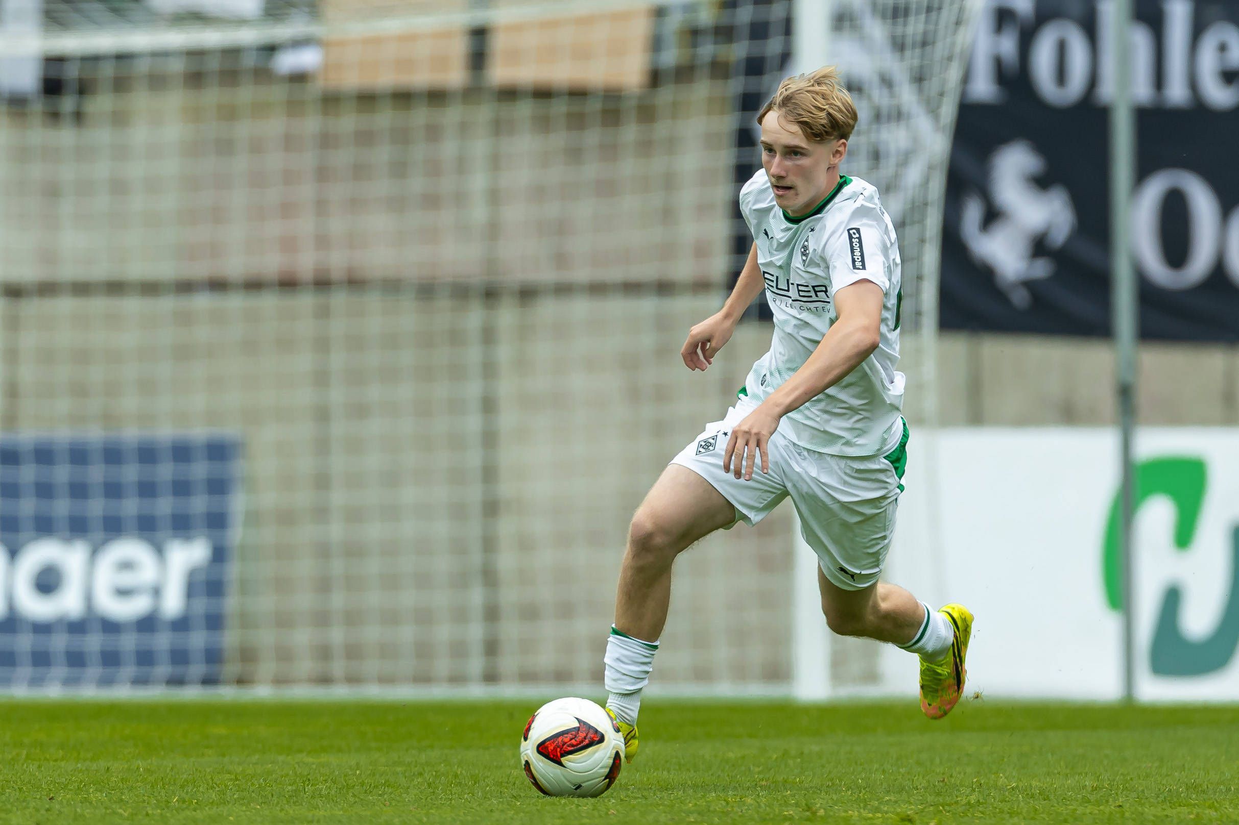 Edin Biber in Aktion am Ball.