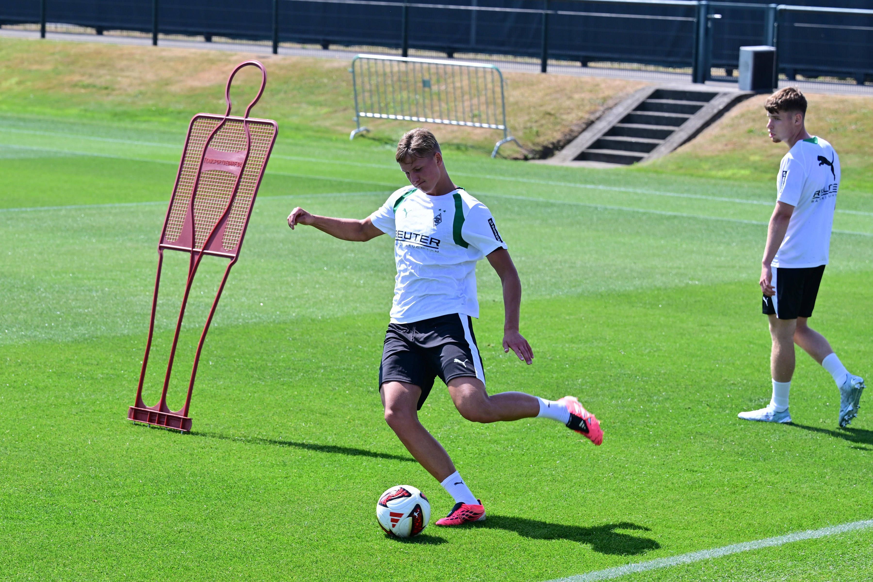 Jan Leszczynski und Lukas Ullrich beim Training