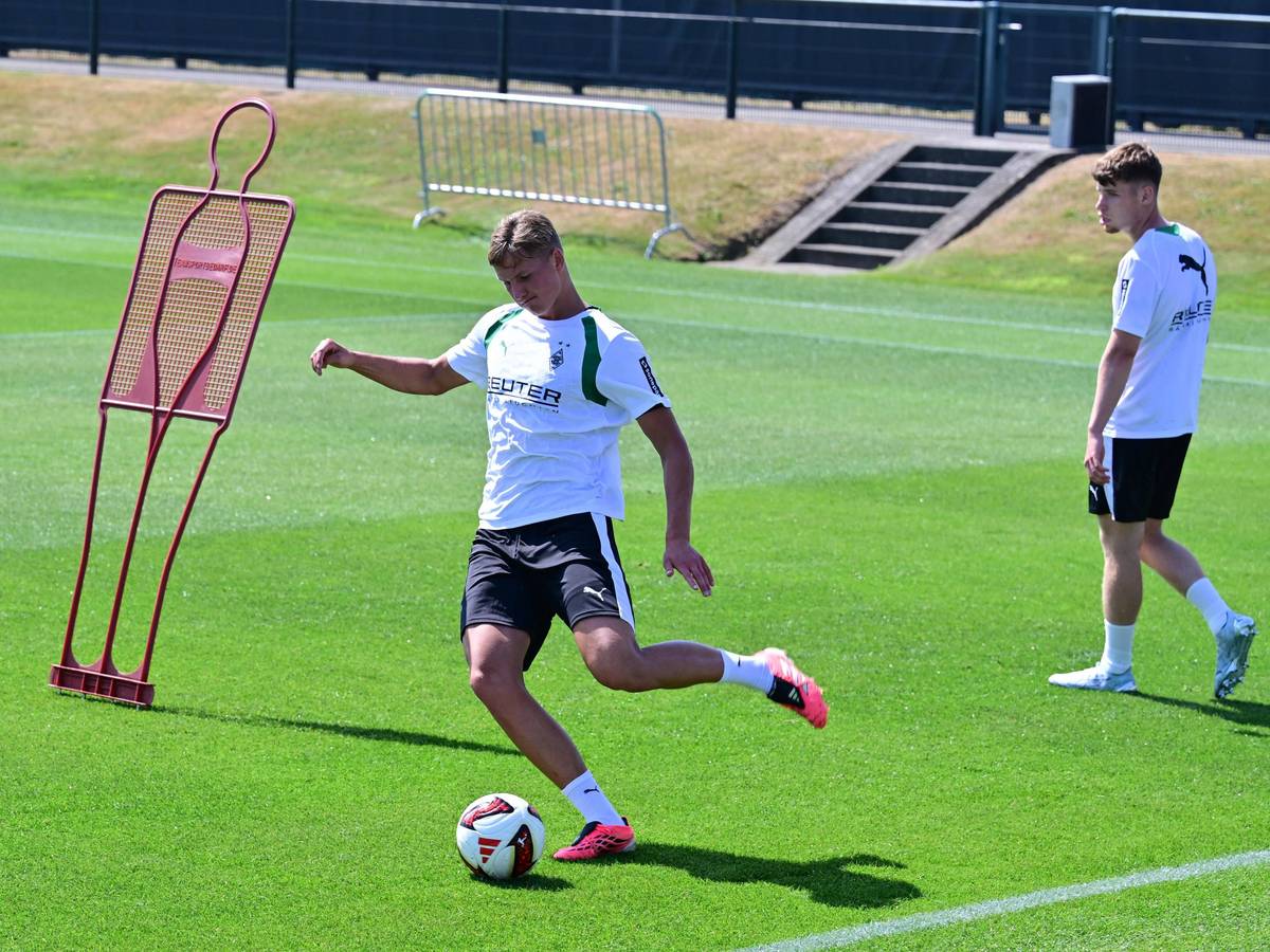 Jan Leszczynski und Lukas Ullrich beim Training